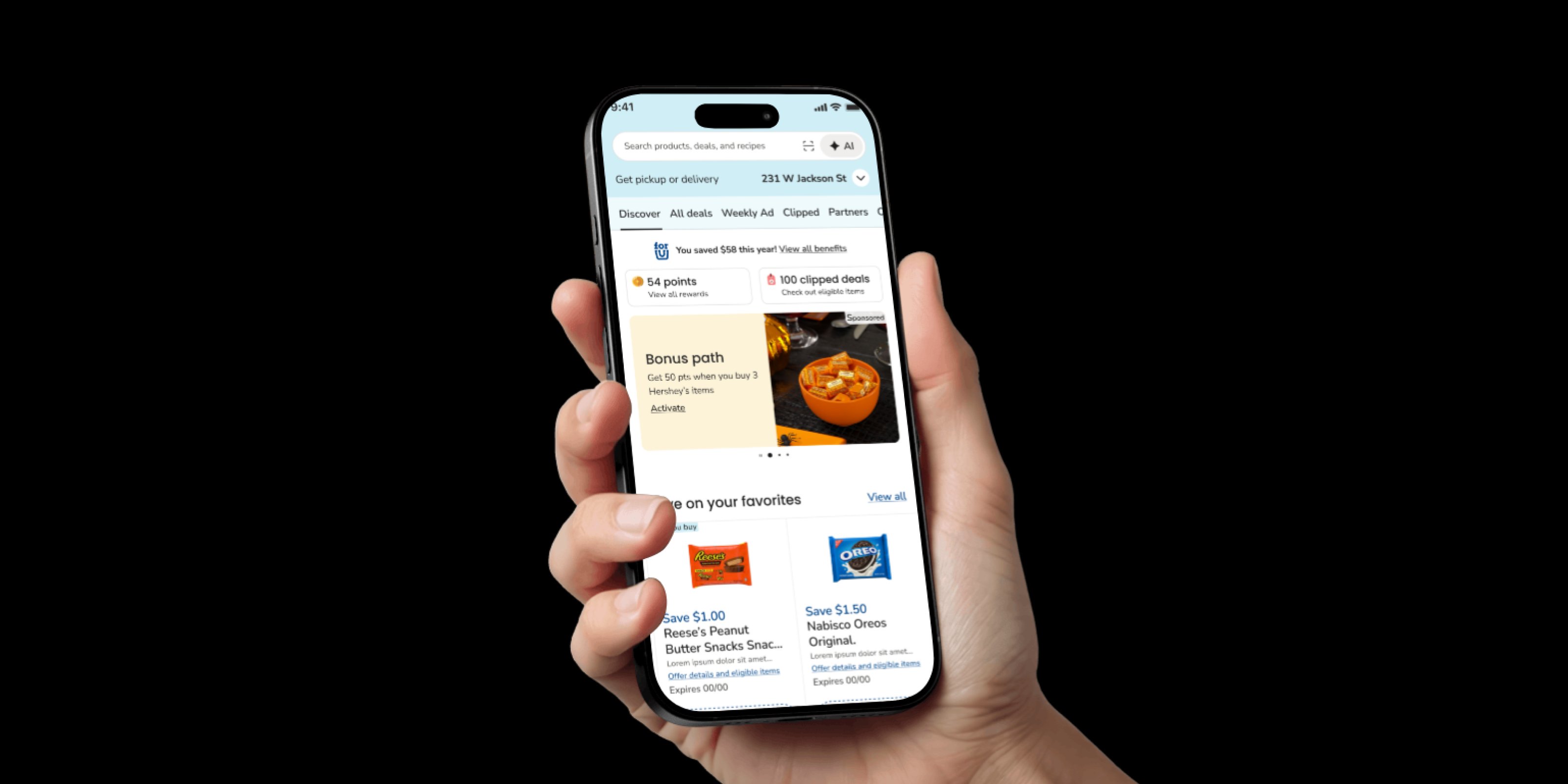 Savings Hub — launched experience
